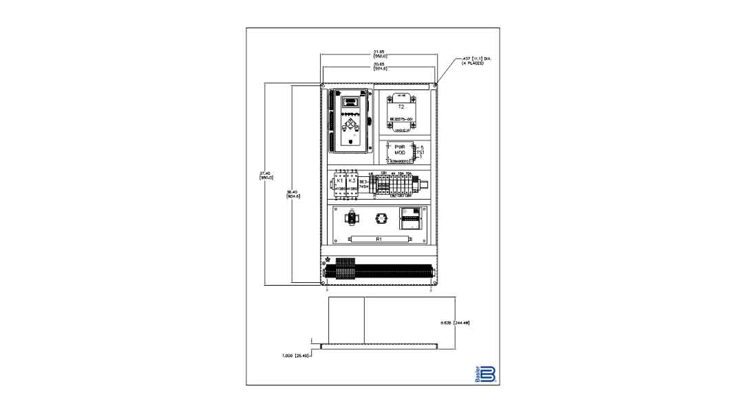 SGC-250 Pan Chassis at 125Vdc